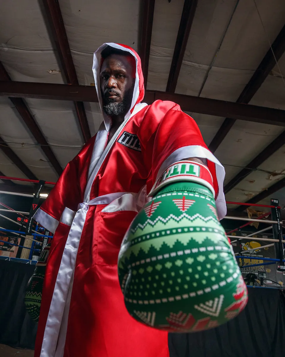 TITLE Boxing Limited Edition Deck The Halls Bag Gloves