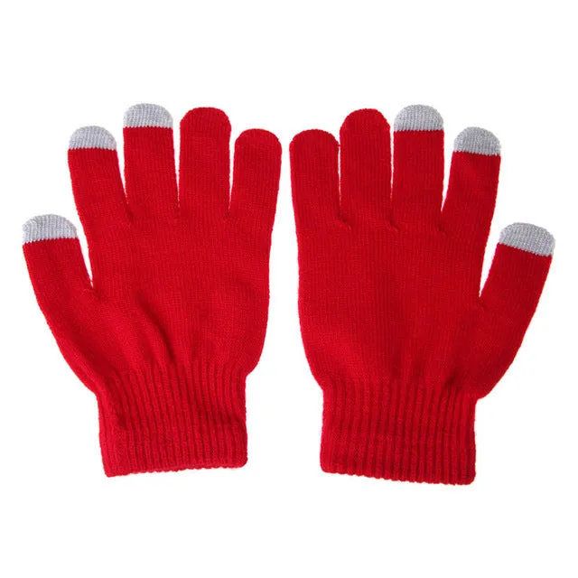 Touch Screen Gloves Colorful & Soft Cotton Winter Gloves