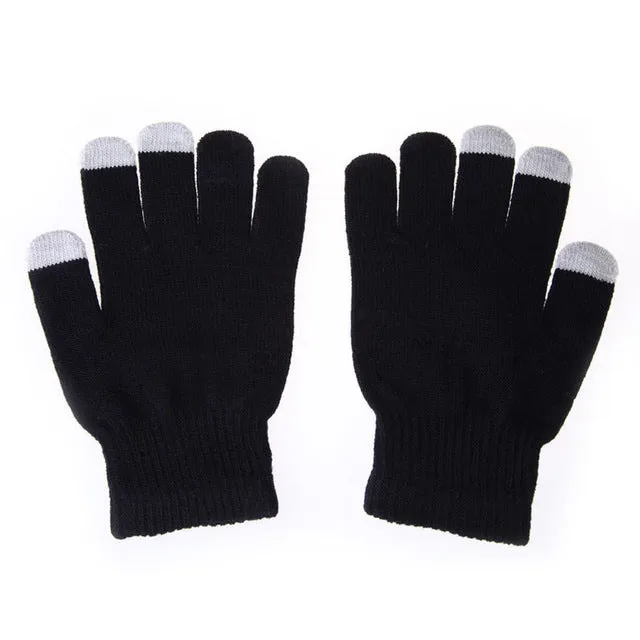 Touch Screen Gloves Colorful & Soft Cotton Winter Gloves