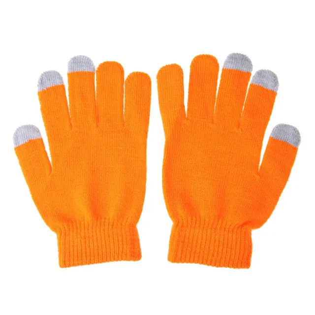 Touch Screen Gloves Colorful & Soft Cotton Winter Gloves