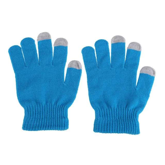 Touch Screen Gloves Colorful & Soft Cotton Winter Gloves