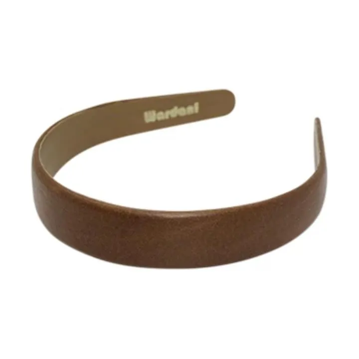 Wardani Italian Leather Headband 1" Wide