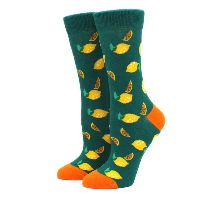 Women's Novelty Socks Fun and Fashionable Comfortable Ladies Socks with Personality FREE SHIPPING