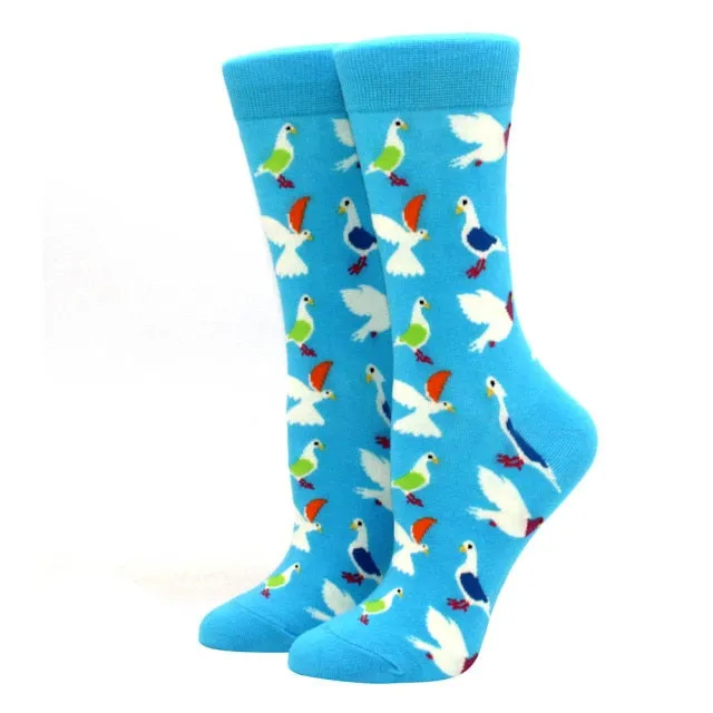 Women's Novelty Socks Fun and Fashionable Comfortable Ladies Socks with Personality FREE SHIPPING