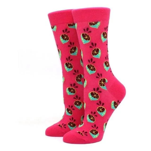 Women's Novelty Socks Fun and Fashionable Comfortable Ladies Socks with Personality FREE SHIPPING