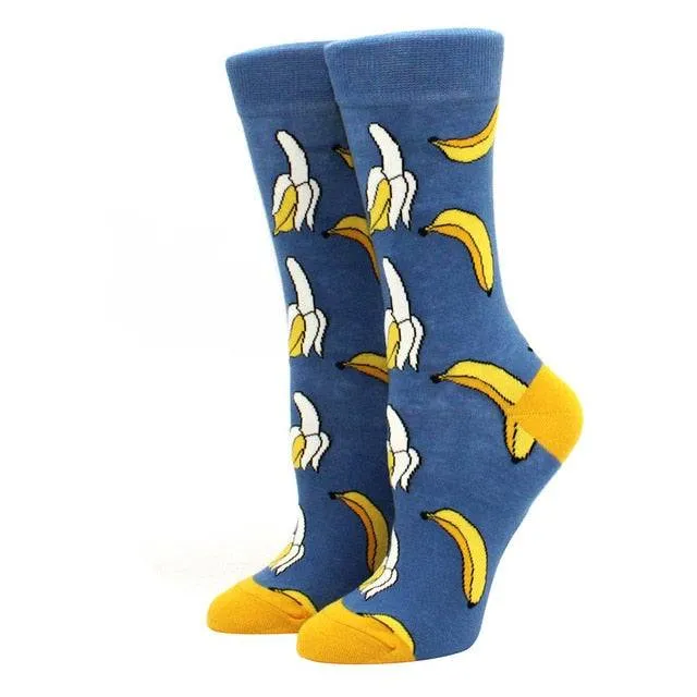 Women's Novelty Socks Fun and Fashionable Comfortable Ladies Socks with Personality FREE SHIPPING