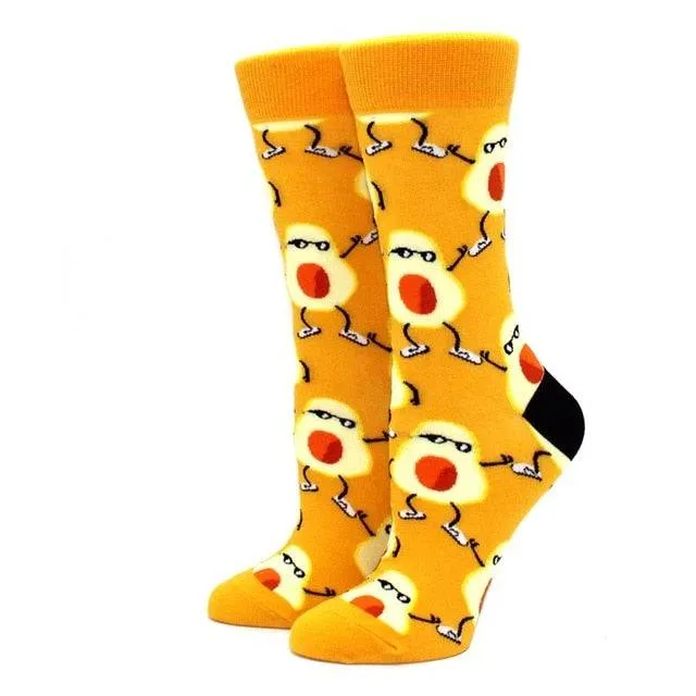 Women's Novelty Socks Fun and Fashionable Comfortable Ladies Socks with Personality FREE SHIPPING