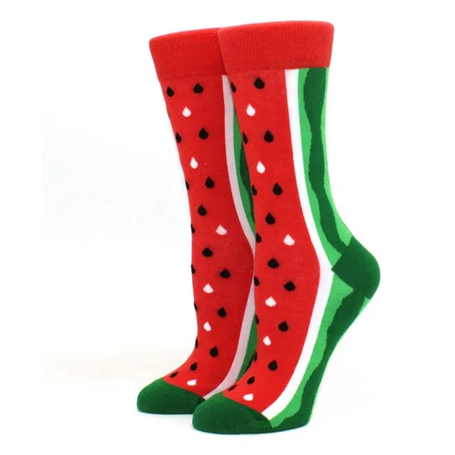 Women's Novelty Socks Fun and Fashionable Comfortable Ladies Socks with Personality FREE SHIPPING