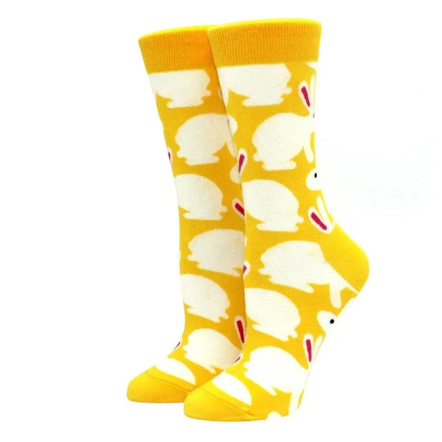 Women's Novelty Socks Fun and Fashionable Comfortable Ladies Socks with Personality FREE SHIPPING