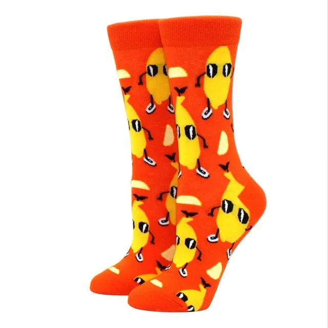 Women's Novelty Socks Fun and Fashionable Comfortable Ladies Socks with Personality FREE SHIPPING