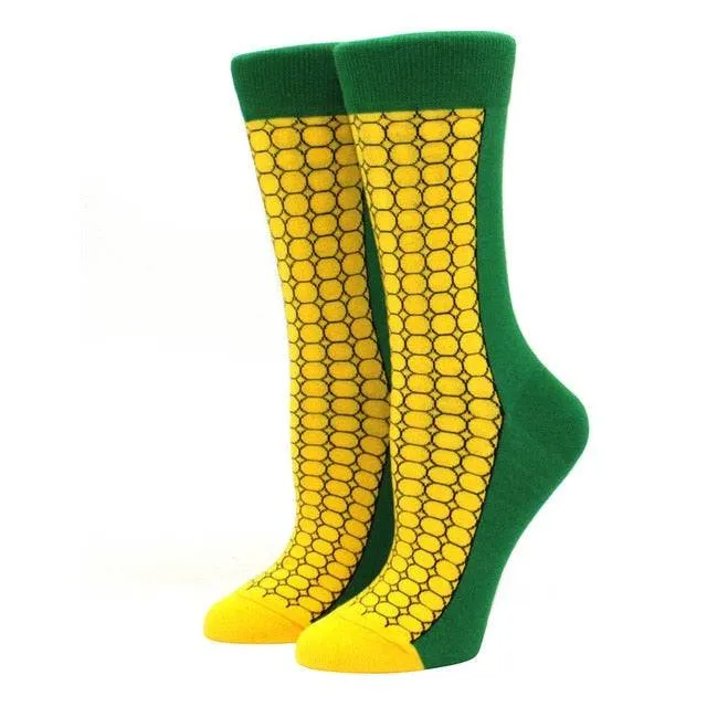 Women's Novelty Socks Fun and Fashionable Comfortable Ladies Socks with Personality FREE SHIPPING