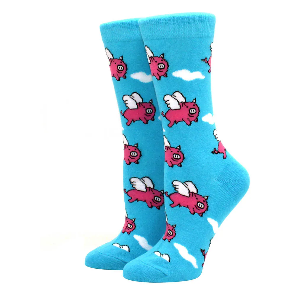 Women's Novelty Socks Fun and Fashionable Comfortable Ladies Socks with Personality FREE SHIPPING