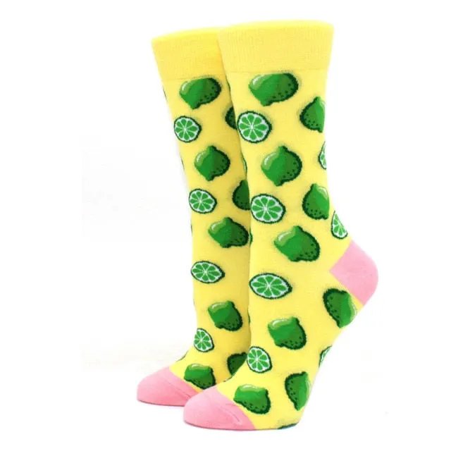 Women's Novelty Socks Fun and Fashionable Comfortable Ladies Socks with Personality FREE SHIPPING