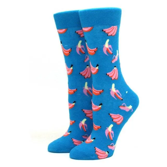 Women's Novelty Socks Fun and Fashionable Comfortable Ladies Socks with Personality FREE SHIPPING