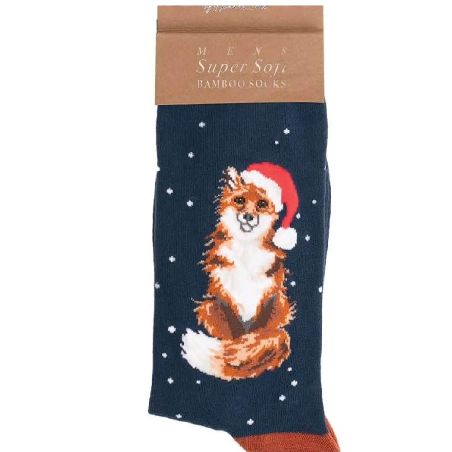 Wrendale Men's 'Festive Fox' Fox Socks